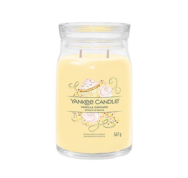 Yankee Candle Duftkerze Aromatic candle Signature glass large Vanilla Cupca günstig online kaufen