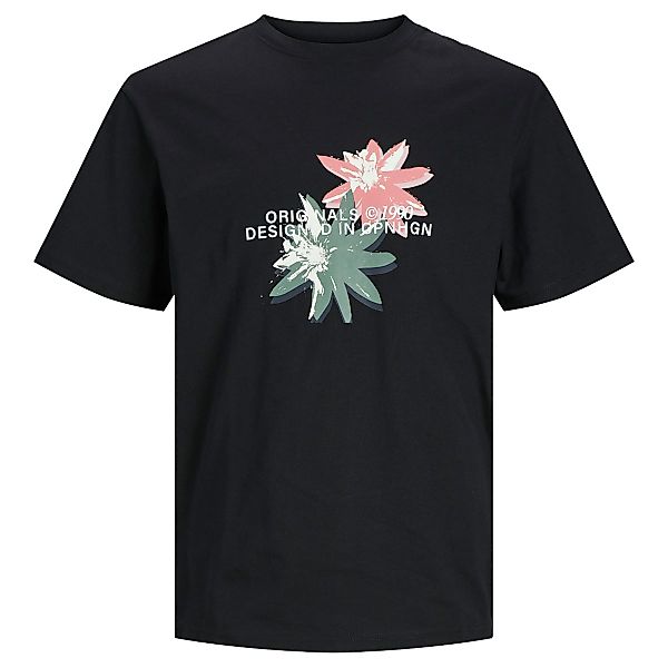 Jack&Jones T-Shirt mit Print Farbe schwarz Größe: 3XL günstig online kaufen