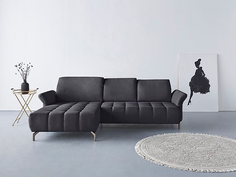 Home affaire Ecksofa "Fresh L-Form" Federkern, wahlweise Kopfteilverstellun günstig online kaufen