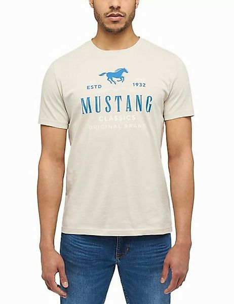 MUSTANG Kurzarmshirt Print-Shirt günstig online kaufen