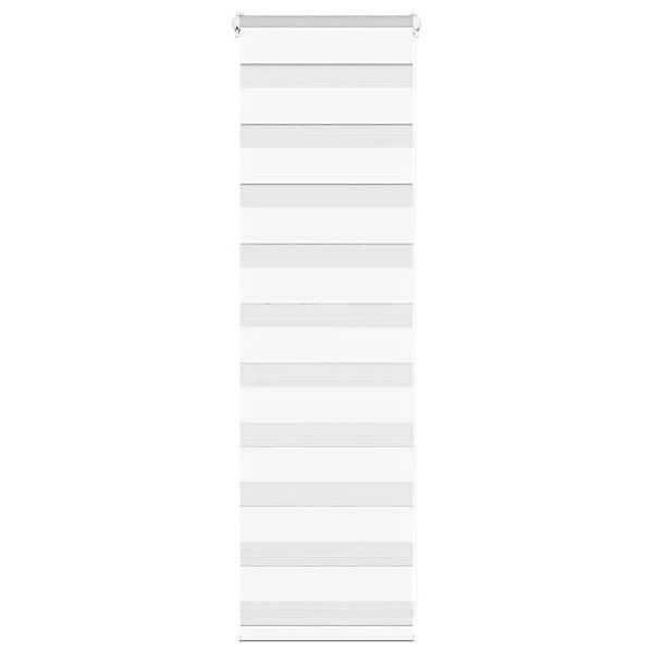 vidaXL Doppelrollo Weiß 45x100 cm Stoffbreite 40,9 cm Polyester 4014718 günstig online kaufen