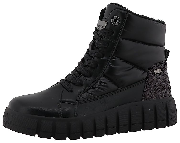 TOM TAILOR Schnürboots Keilstiefelette, Plateauboots mit Reißverschluss günstig online kaufen