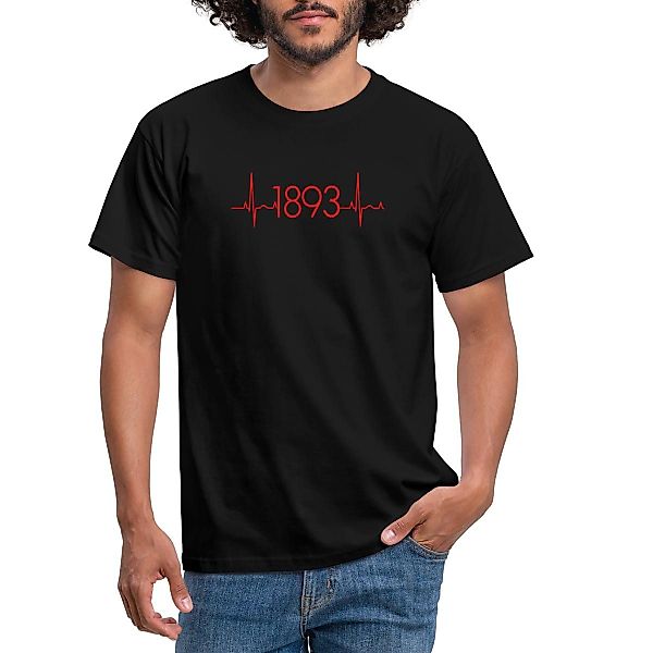 Spreadshirt T-Shirt Stuttgart 1893 Herzschlag Fußball günstig online kaufen