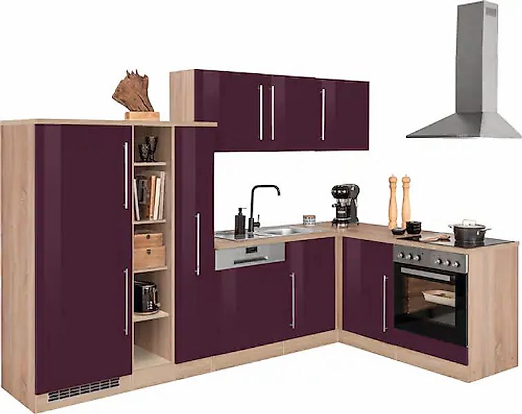 KOCHSTATION Winkelküche "KS-Samos", Stellbreite 290x170 cm, wahlweise mit E günstig online kaufen