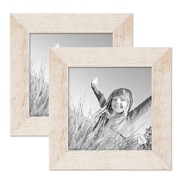 PHOTOLINI Bilderrahmen 2er Set Strandhaus Rustikal günstig online kaufen