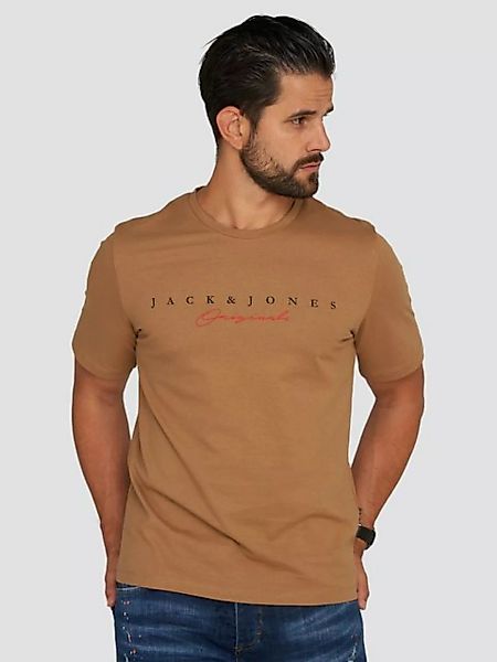 Jack & Jones T-Shirt JJHARRISON TEE SS CREW NECK Shirt mit Logo Druck Baumw günstig online kaufen