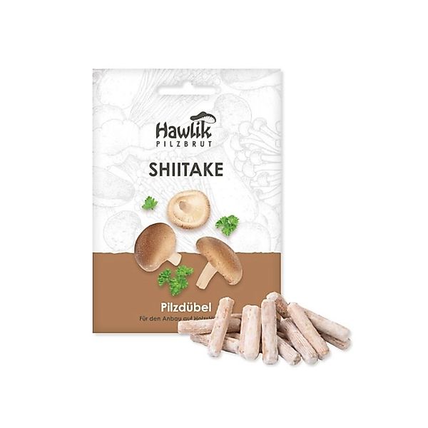 Hawlik Pilzbrut Myzel Dübelbrut Shiitake für Pilzzucht im Garten auf Holzst günstig online kaufen