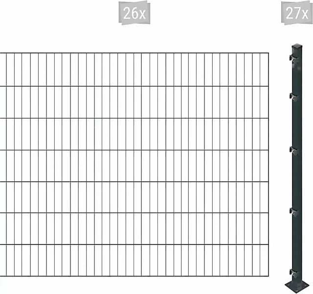 Arvotec Einstabmattenzaun "ESSENTIAL 140 zum Einbetonieren", Zaunhöhe 140 c günstig online kaufen