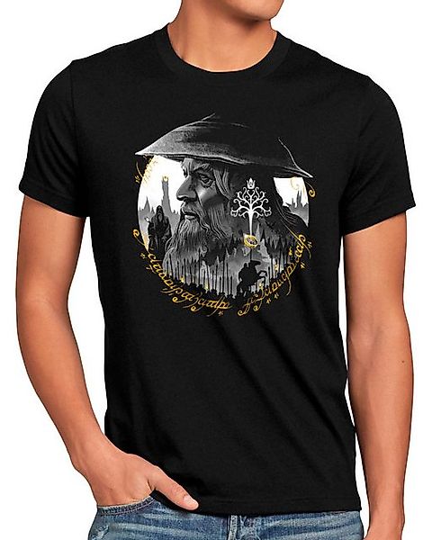 style3 T-Shirt Herren T-Shirt Wizard's Journey herr der ringe lord of the r günstig online kaufen