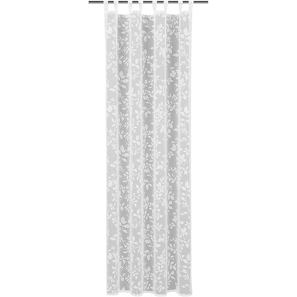 Schlaufenschal Blätter Weiß 245 cm x 135 cm günstig online kaufen