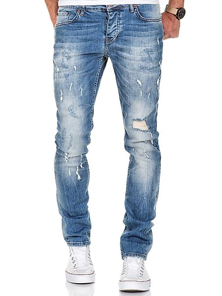 Amaci&Sons Slim-fit-Jeans FRESNO Slim Fit Destroyed günstig online kaufen