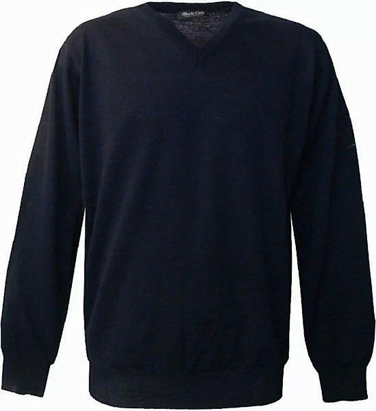 Mode Monte Carlo Strickpullover Pullover V Marine günstig online kaufen