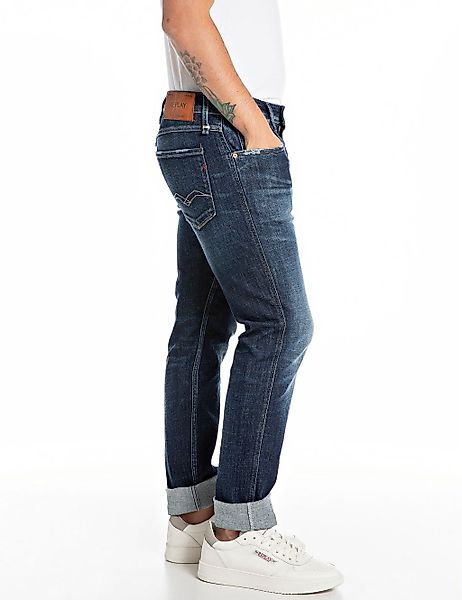 Replay  Jeans M914Q .000.141 706 - AMBASS-007 12 OZ DEEP BLUE günstig online kaufen