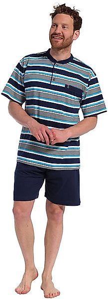 Robson Schlafanzug Herren Shorty Pyjama (2 tlg) Baumwolle günstig online kaufen