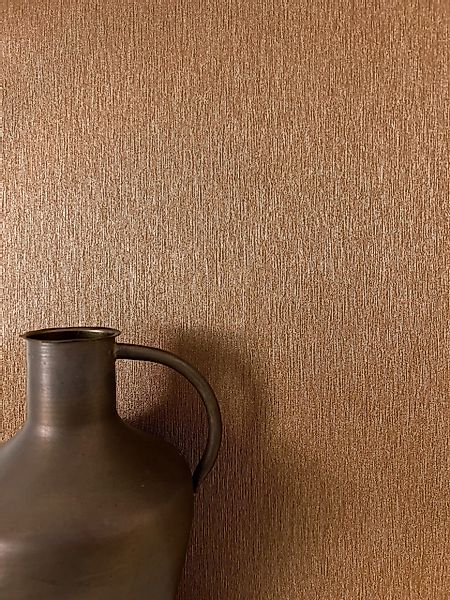 Newroom Vliestapete, Braun Tapete Modern Unifarbe günstig online kaufen
