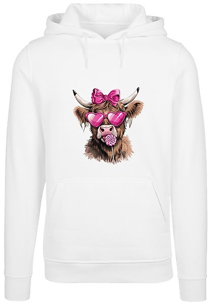 F4NT4STIC Kapuzenpullover "Highland Cow Valentinstag Sonnenbrille", Premium günstig online kaufen