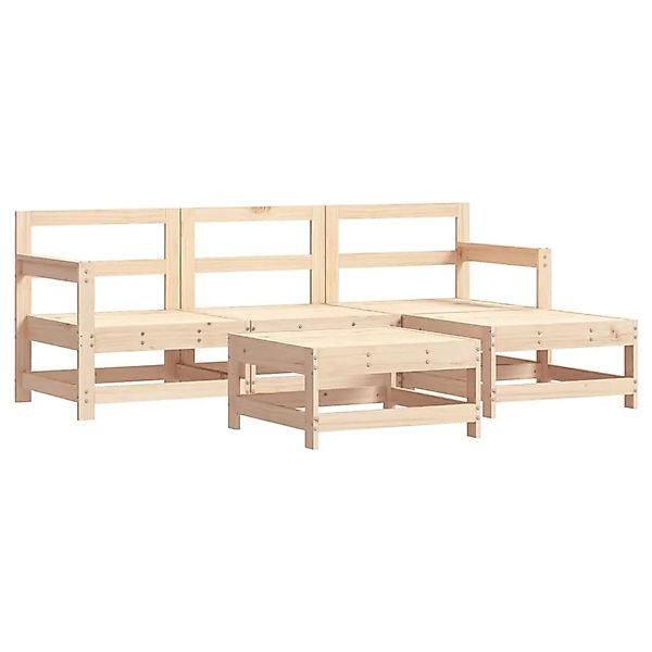 vidaXL 5-Tlg Garten-Lounge-Set Massivholz Kiefer 3186179 günstig online kaufen