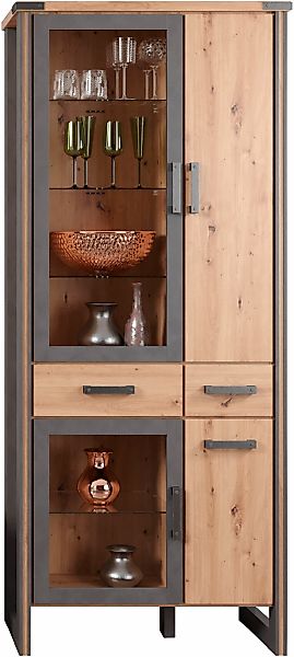 Home affaire Stauraumvitrine "Mia" 1 Stk. tlg. Modernes Design günstig online kaufen