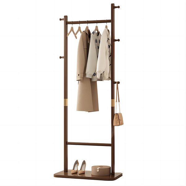 NUODWELL Garderobenständer Garderobenständer Holz Massiv mit günstig online kaufen