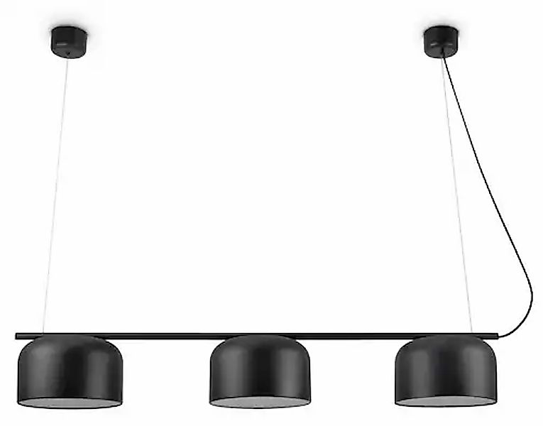 Paco Home Pendelleuchte »BOWL«, 3 flammig, Leuchtmittel E27   ohne Leuchtmi günstig online kaufen