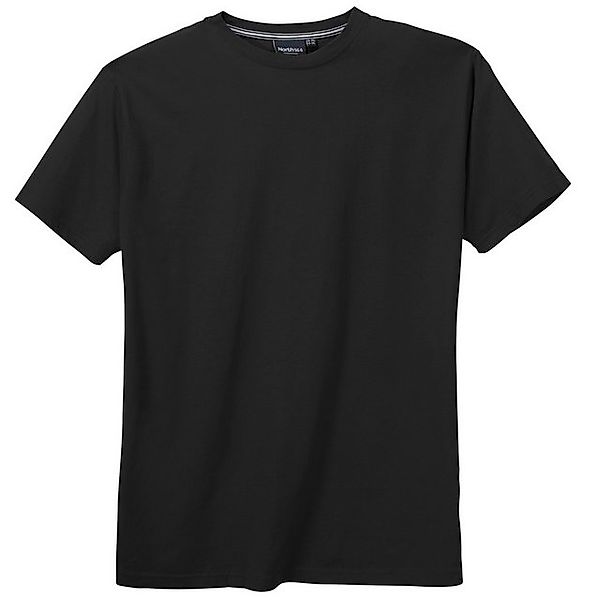 north 56 4 Rundhalsshirt North 56°4 by Allsize T-Shirt schwarz große Größen günstig online kaufen