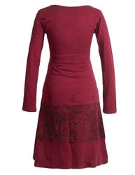 Vishes Jerseykleid Lagenlook Langarm Kleid mit günstig online kaufen