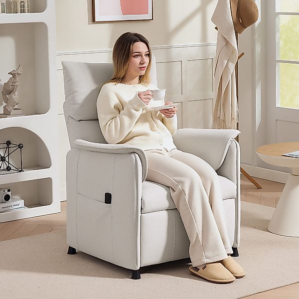 HOMCOM Relaxsessel Elektrisch Fernsehsessel mit Liegefunktion, günstig online kaufen