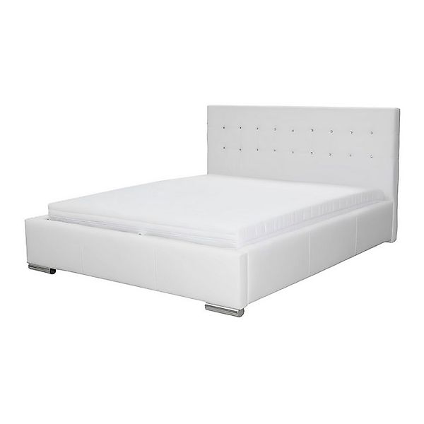 Xlmoebel Bett Exquisites Designer-Kristall-Stein-Chesterfield-Bett mit Bett günstig online kaufen