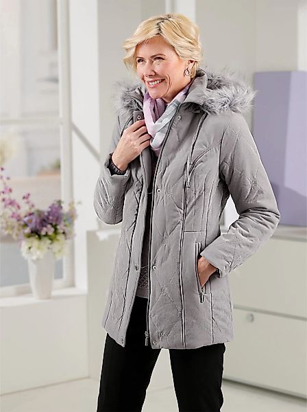 Classic Steppjacke mit Kapuze günstig online kaufen