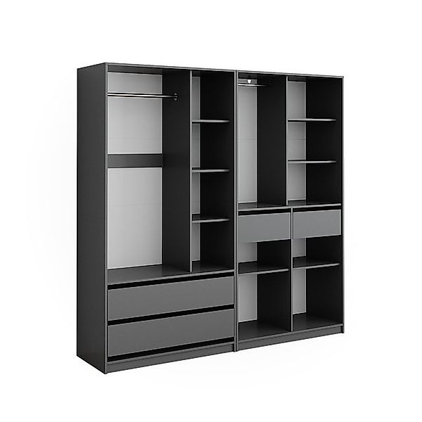 Vicco Kleiderschrank Elmo, Anthrazit, 100 x günstig online kaufen
