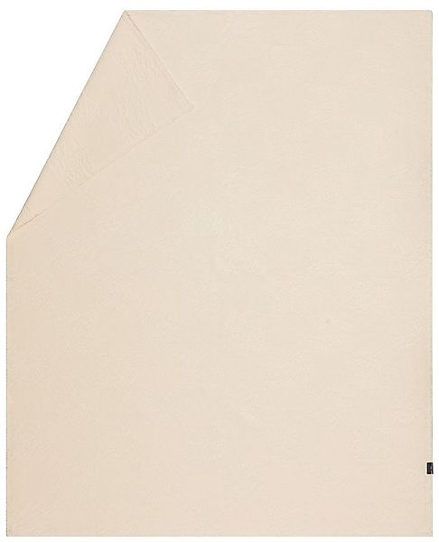 Wohndecke Teddy 'Karo' 150 x 200 cm Rohweiß, DAVID FUSSENEGGER günstig online kaufen