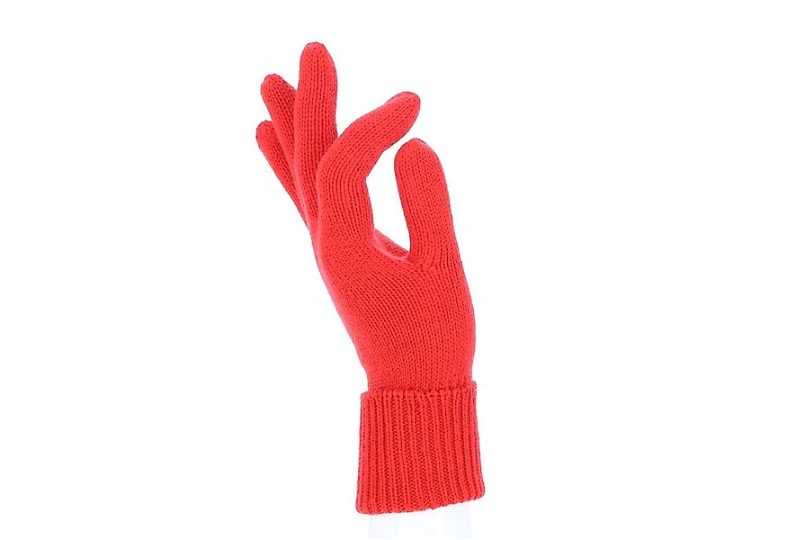 halsüberkopf Accessoires Strickhandschuhe Feinstrick Handschuh uni in tolle günstig online kaufen