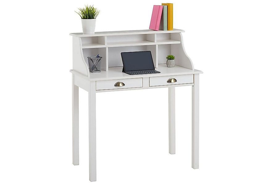 IDIMEX Sekretär MARLENE, Schreibtisch mit 2 Schubladen & Fächern Landhausst günstig online kaufen