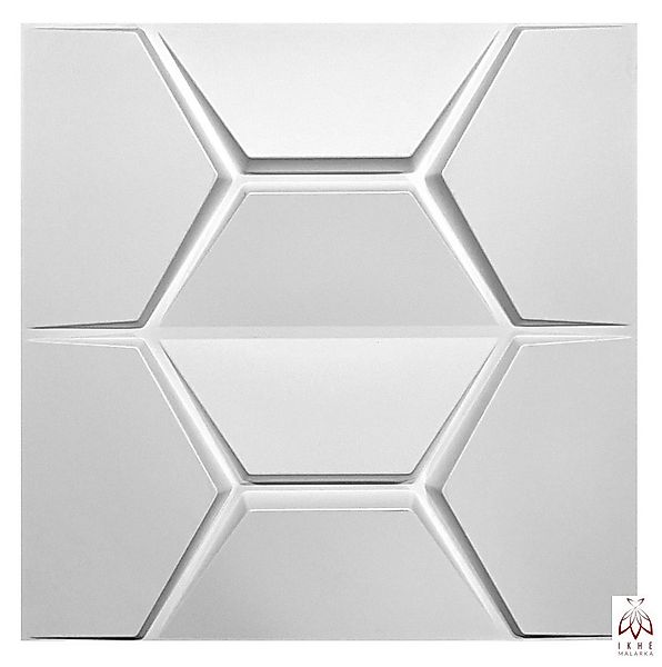 IKHEMalarka 3D Wandpaneel 3D Paneele PVC Kunststoffpaneele, BxL: 50,00x50,0 günstig online kaufen