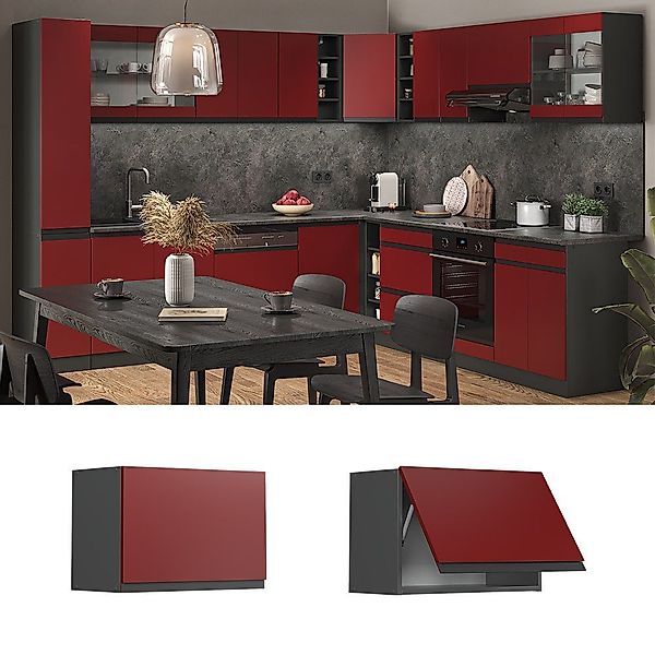 Vicco Hängeschrank R-Line, Rot/Anthrazit, 60 cm günstig online kaufen