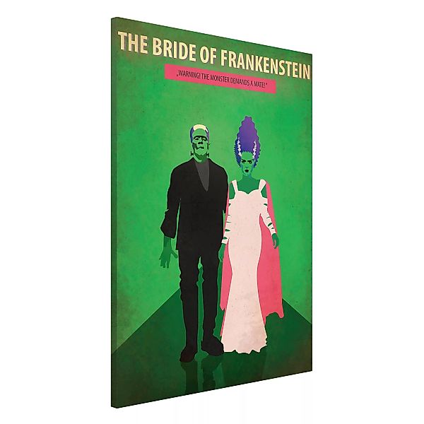 Magnettafel Kunstdruck - Hochformat 2:3 Filmposter The Bride of Frankenstei günstig online kaufen