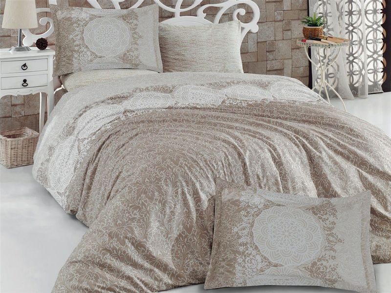 ROLFNERS Bettwäsche, Braun, 135x200cm, 155x220cm, 200x200cm, günstig online kaufen