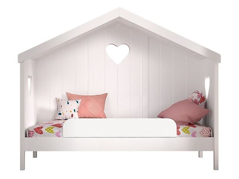 58 aufm Kessel Kinderbett Hausbett Kamila 2 213x99x172 mit Rücken Kinderbet günstig online kaufen