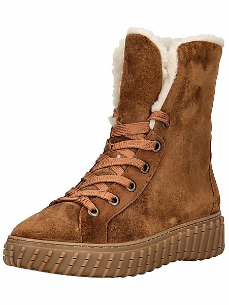 Paul Green Schnürstiefelette "Paul Green Stiefelette Veloursleder" günstig online kaufen