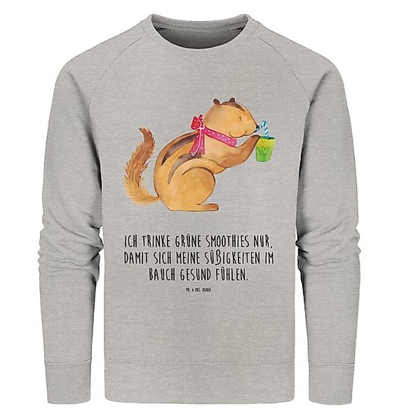 Mr. & Mrs. Panda Longpullover Eichhörnchen Smoothie Größe M - Heather Grey günstig online kaufen