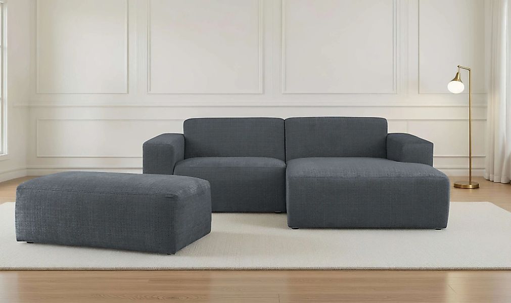 INOSIGN Ecksofa "Koa,228cm, L-Form, Modulsofa, Webstoff, Cord, Struktur, Ch günstig online kaufen