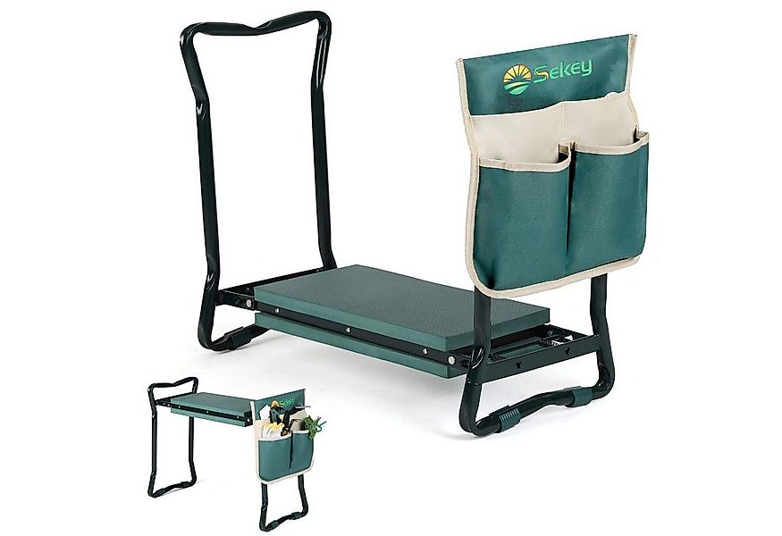 Sekey Kniebank 2 in 1 XXL Kniebank für Gartenarbeit Gepolstert Gartenhocker günstig online kaufen
