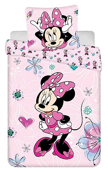 Disney Kinderbettwäsche Minnie Mouse, Renforcé, 2 günstig online kaufen