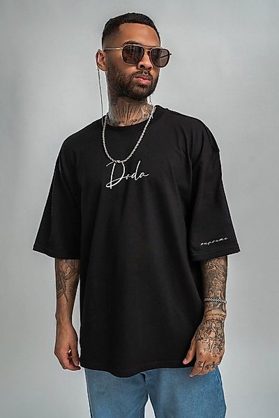 DADA Supreme T-Shirt Oversize Passform mit Frontstickerei und Supreme Ärmel günstig online kaufen