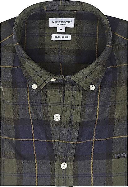 McGregor Hemd Karos Grün Blau - Größe XL günstig online kaufen