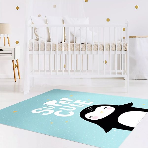 Vinyl-Teppich Super Cute Pinguin günstig online kaufen