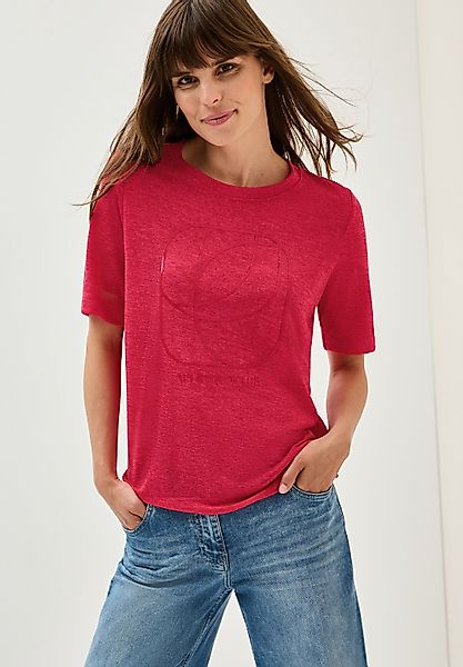 CECIL T-Shirt mit tonalem Print günstig online kaufen