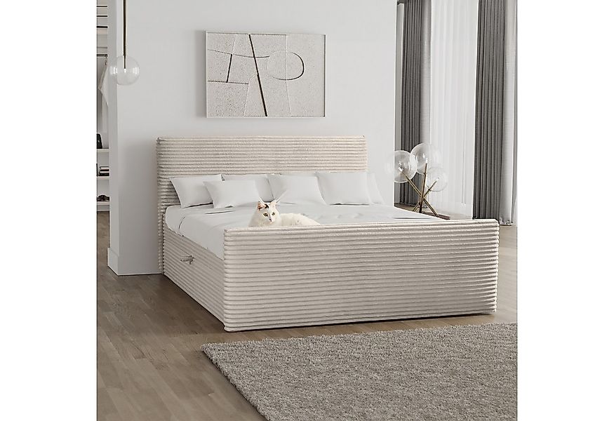 Kaiser Möbel Boxspringbett Boxspringbett mit bettkasten und topper TRENTO s günstig online kaufen
