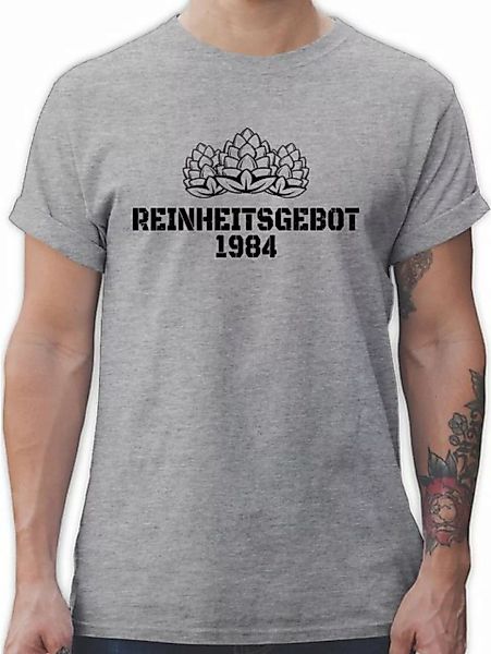 Shirtracer T-Shirt Reinheitsgebot 1984 - schwarz 40. Geburtstag günstig online kaufen