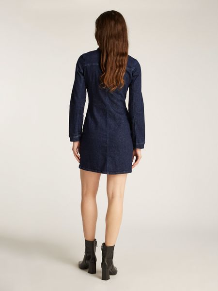 Calvin Klein Jeans Jeanskleid "DARTED LEAN SHIRT DENIM DRESS" Brusttaschen günstig online kaufen